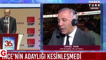 CHP'li Gürsel Tekin'in oy  açıklamasına sunucudan cevap gecikmedi