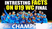 India wins U 19 world cup for 4th time, intersting facts of the final match | Oneindia News