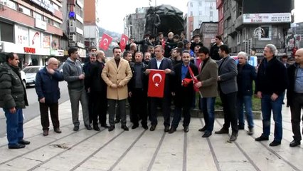 Zeytin Dalı Harekatı'na Bayraklı Destek