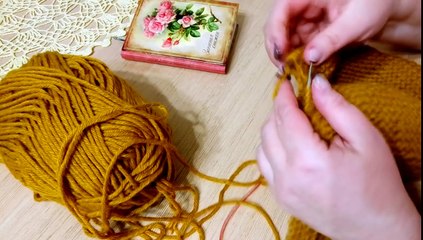 Простейшие снуд и шапка / вязалка-болталка