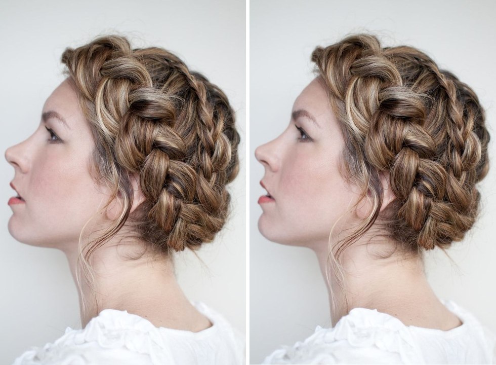 How To Grecian Braid Hair Tutorial