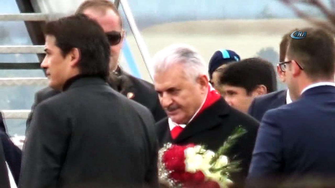 Başbakan’ı Balıkesir’de atlı okçular karşıladı