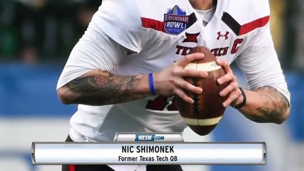 Super Bowl LII Radio Row: Texas Tech&apos;s Nic Shimonek Rooting For Fellow Almunus Danny Amendola