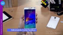 Como configurar a conta do Facebook - Samsung Galaxy Note 4 (SM-N910C)