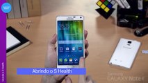 Como configurar conta no S Health do Samsung Galaxy Note 4