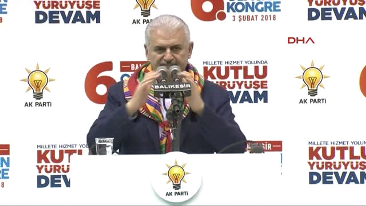 Başbakan Yıldırım AK Parti Balıkesir İl Kongresine Katıldı