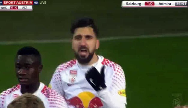 Munas Dabbur Goal - Salzburg 1 - 0 Admira 03-02-2018