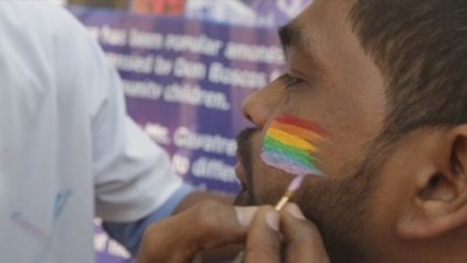 Comunidad LGTB india pide en las calles la legalización de la homosexualidad
