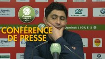 Conférence de presse US Orléans - Havre AC (2-1) : Didier OLLE-NICOLLE (USO) - Oswald TANCHOT (HAC) - 2017/2018