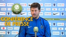 Conférence de presse Paris FC - Chamois Niortais (0-1) : Fabien MERCADAL (PFC) - Denis RENAUD (CNFC) - 2017/2018