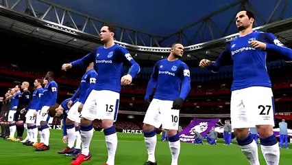 (70) Arsenal vs Everton (Aubameyang Scored 4 Goals) 3 February 2018 Gameplay