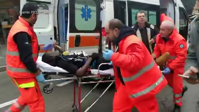 Un tiroteo en Italia contra extranjeros causa seis heridos