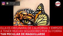 Mujer usa tarántulas, escorpiones y otros insectos para maquillarse - Al Rojo Vivo - Telemundo