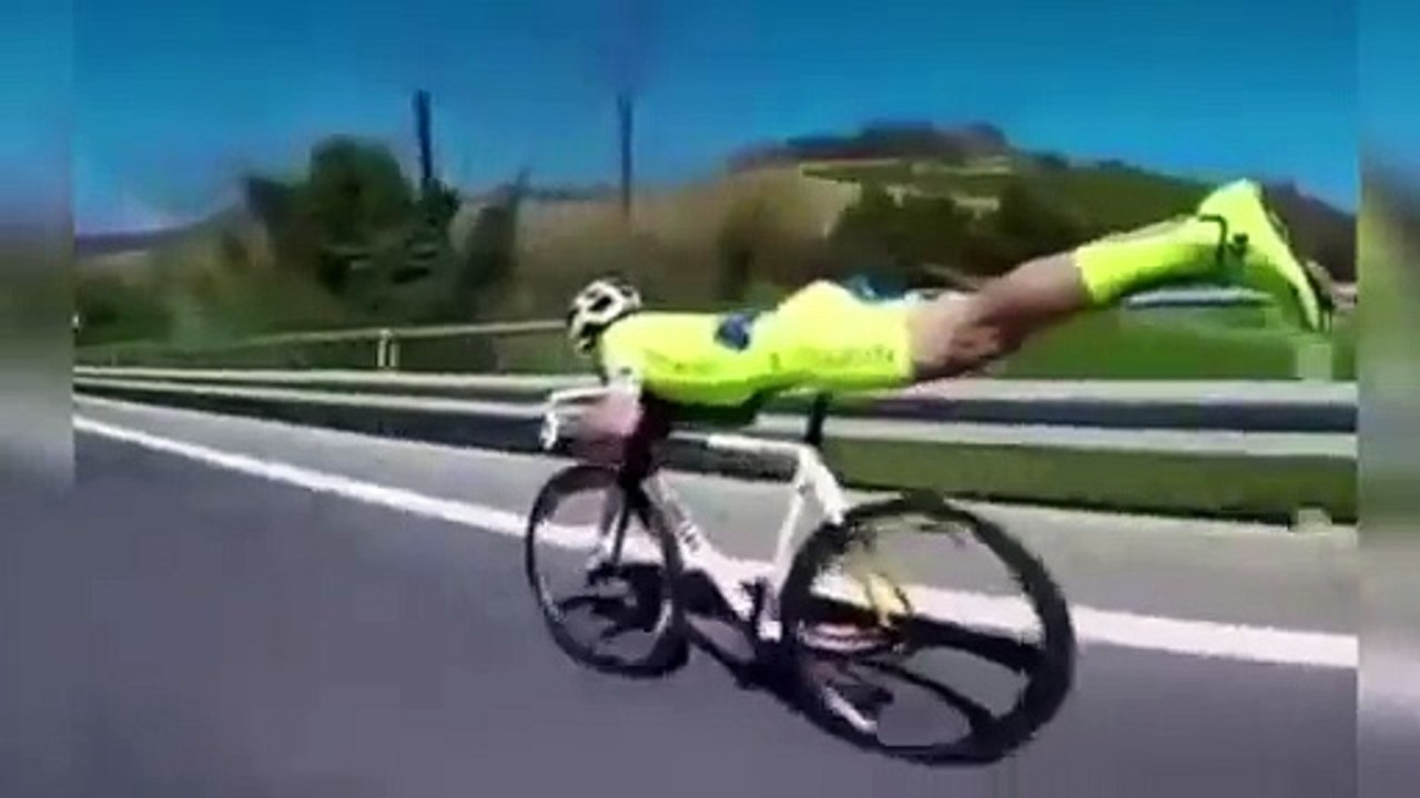 El ciclista  más rápido que una moto