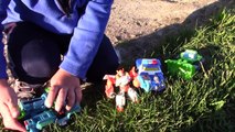 Transformers Rescue Bots Surprise Toy UNBOXING: Tow Truck Hoist Tow-Bot Digging