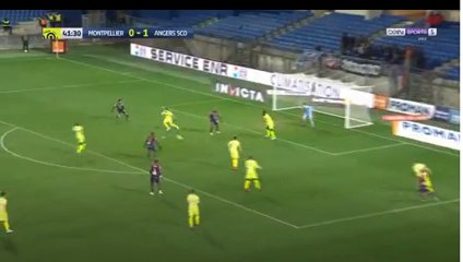 Paul Lasne Goal HD - Montpellier 1-1 Angers 03.02.2018