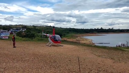 Impactante crash de helicóptero en pleno vuelo en brasil
