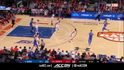 Duke vs. St. John's Basketball Highlights (2017-18)
