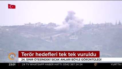 Terör hedefleri tek tek vuruldu