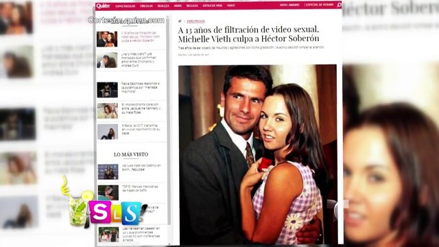 Michelle Vieth acusó a Héctor Soberón de difundir su video sexual -