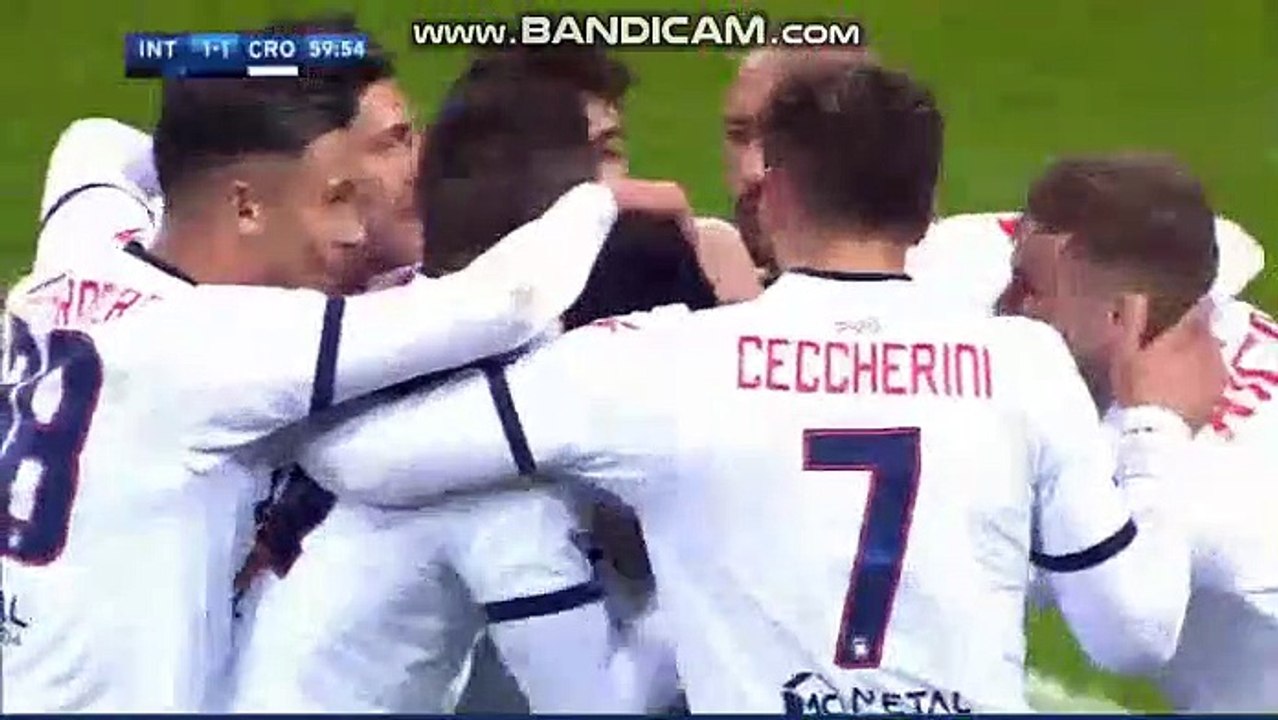Andrea Barberis Goal HD - Inter 1-1 Crotone 03.02.2018