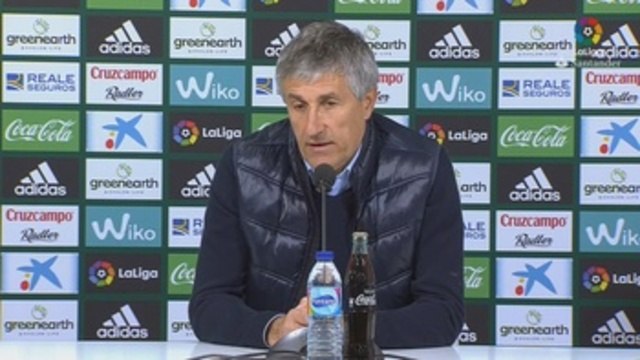 Setién le da un mérito extraordinario al triunfo ante un equipazo