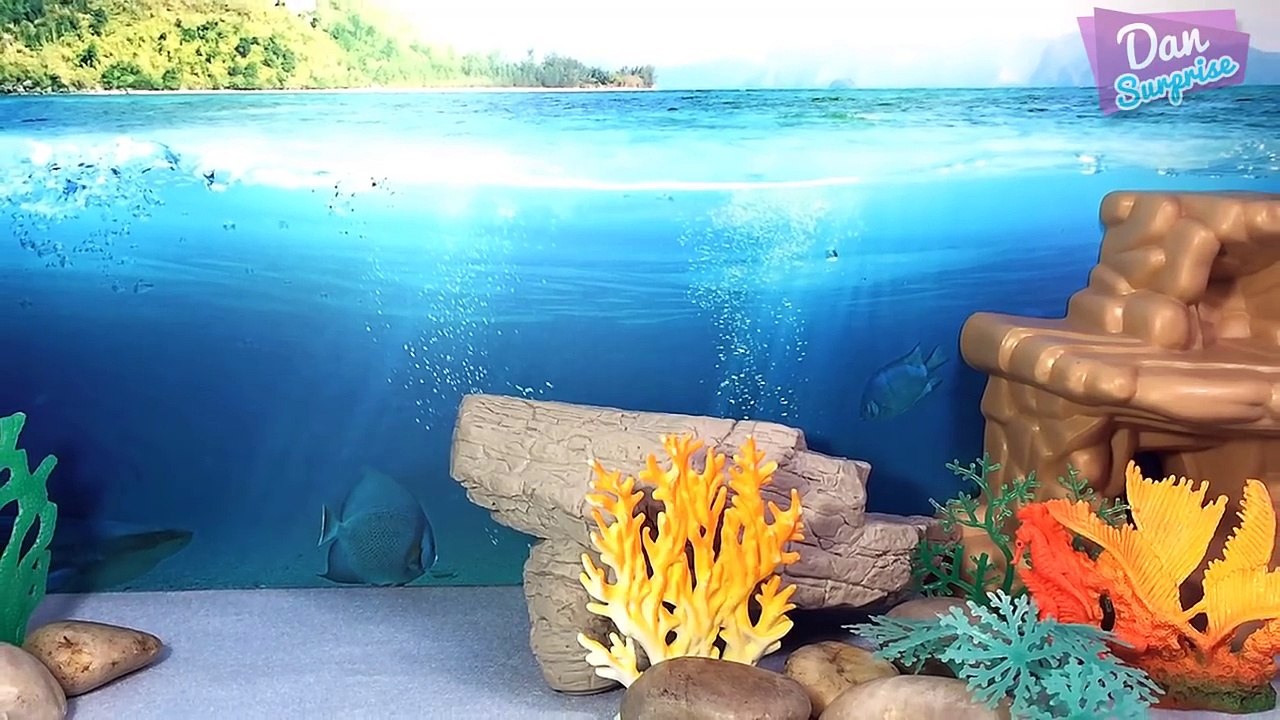 14 SEA ANIMALS SURPRISE TOYS 3D PUZZLES for kids - Great White Shark Orca Humpback Whale Manta Ray