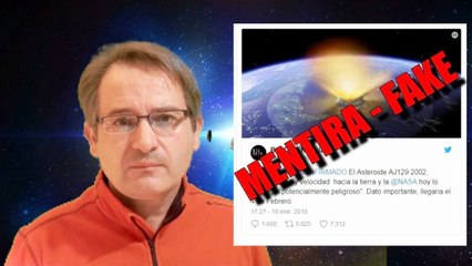 Mi ENFADO! por las MENTIRAS sobre el asteroide AJ129 2002 "potencialmente peligroso"