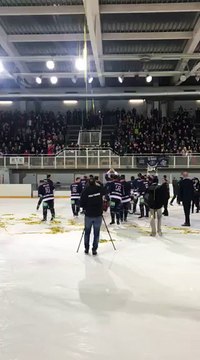 Les Bulldogs célèbrent leur victoire en Coupe de Belgique