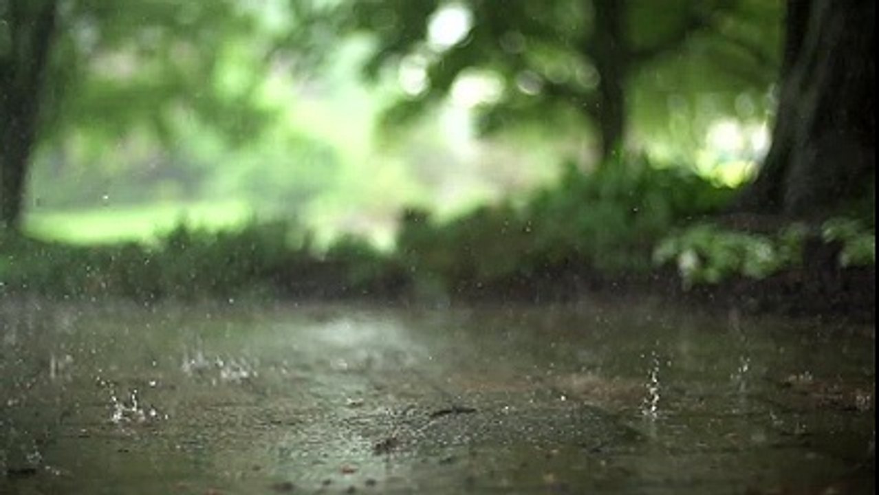 Raindrops in Super Slow Motion Free Stock Video Footage Download Clips