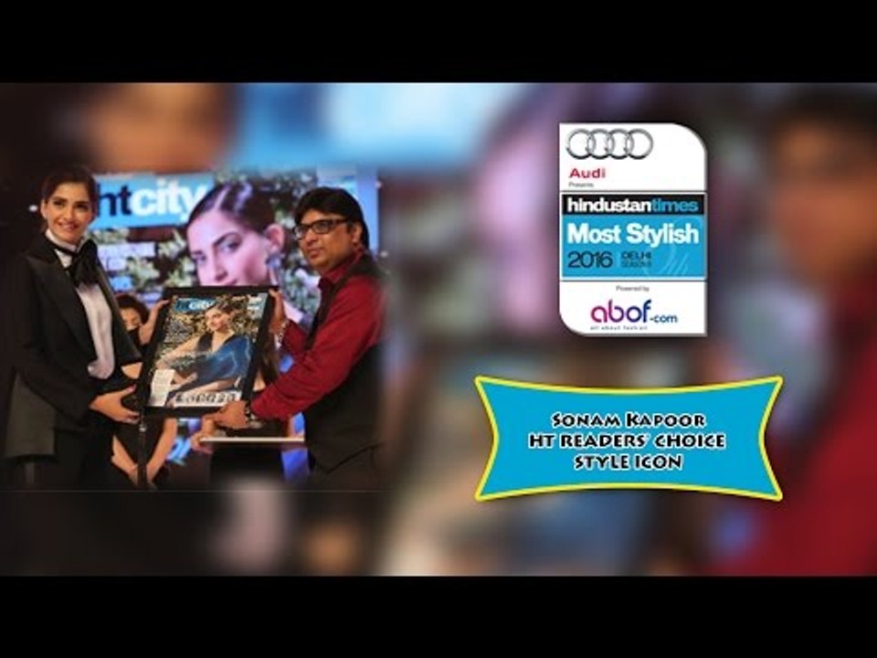 Sonam Kapoor HT READERS' CHOICE STYLE ICON | HT Most Stylish 2016, Delhi