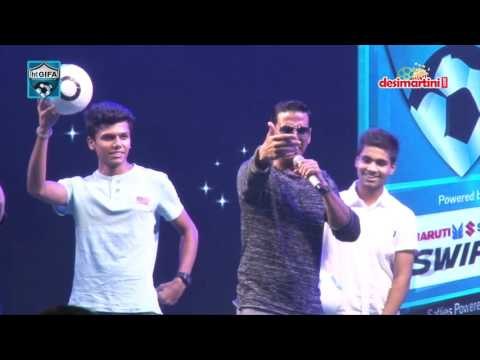 HT Gifa II Opening Ceremony II Akshay's Akshay kicking the ball