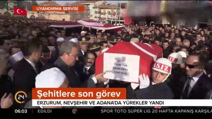 Türkiye şehitlerini uğurladı