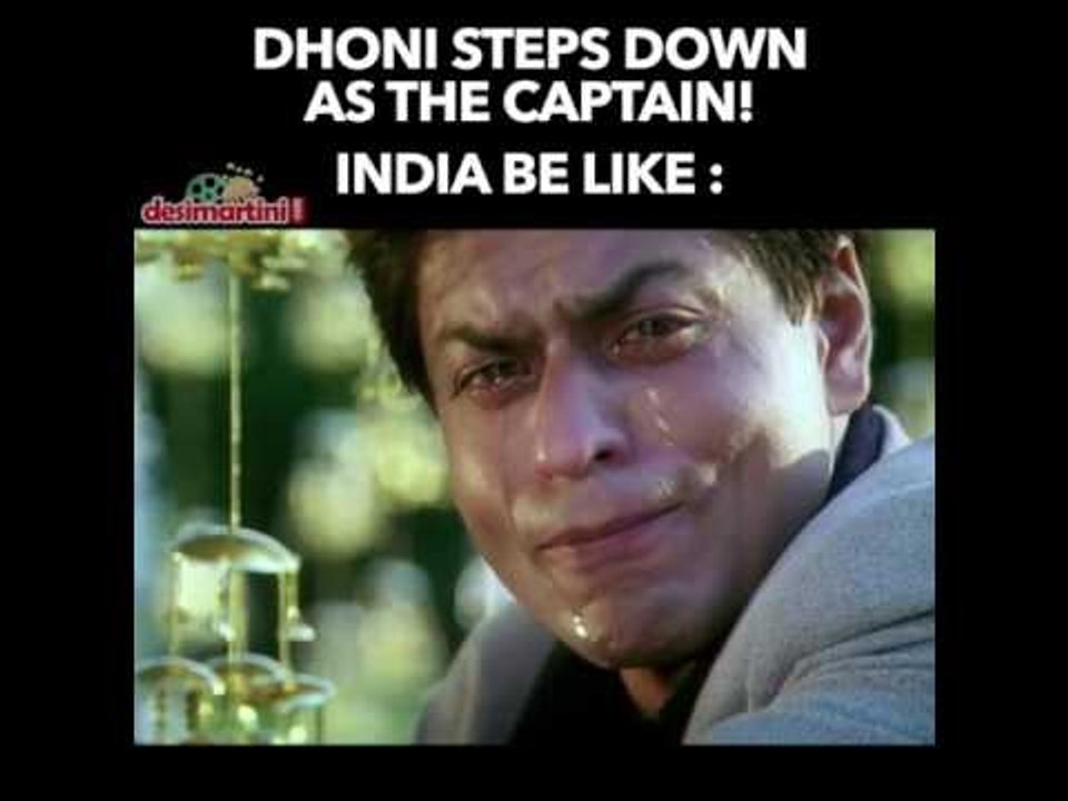 MS Dhoni steps down as the captain of the Indian Cricket Team. #EndOfAnEra