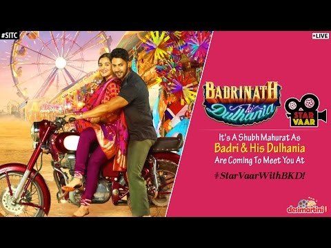 Varun Dhawan and Alia Bhatt Talk About Badrinath Ki Dulhania At #StarVaarWithBKD!