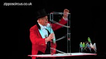 Norman Barrett MBE and his amazing budgies: Zippos Circus