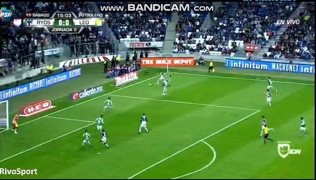 Aviles Hurtado Goal ~ CF Monterrey vs Club Leon 1-0