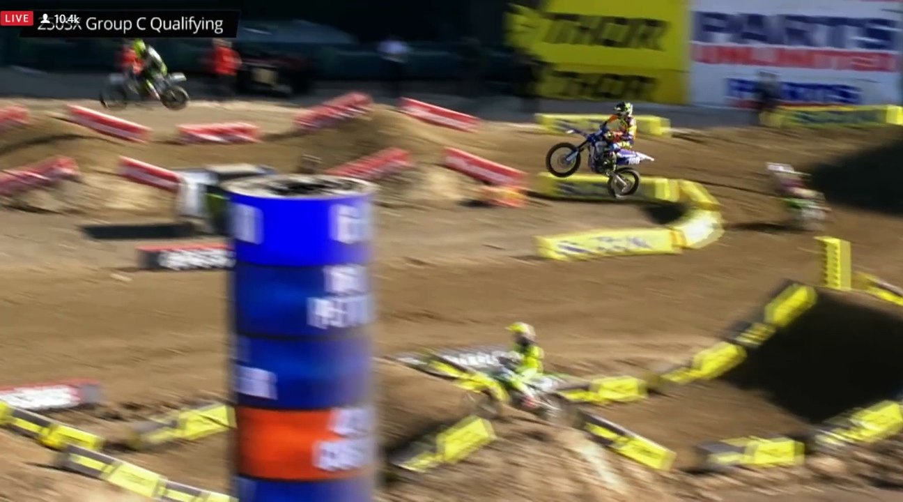 250SX Group C Qualifying Monster Energy Supercross Oakland 2018