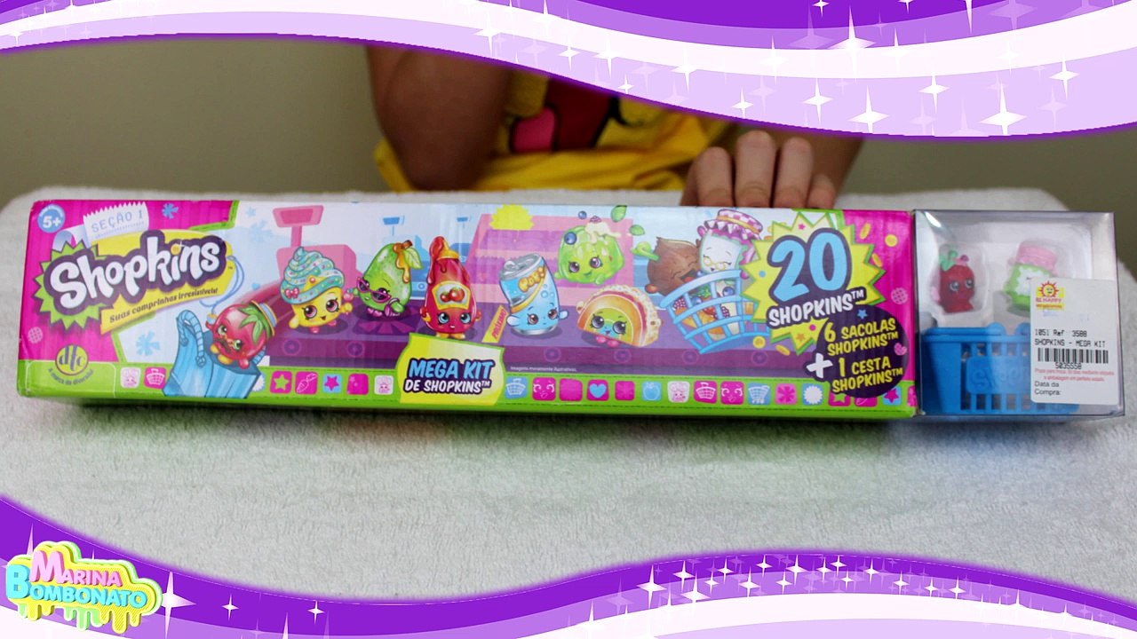 Shopkins Mega kit 20 Produtos (Surpresa, Coleção, Comprinha, Exclusivo, Inédito) Surprise shopkins