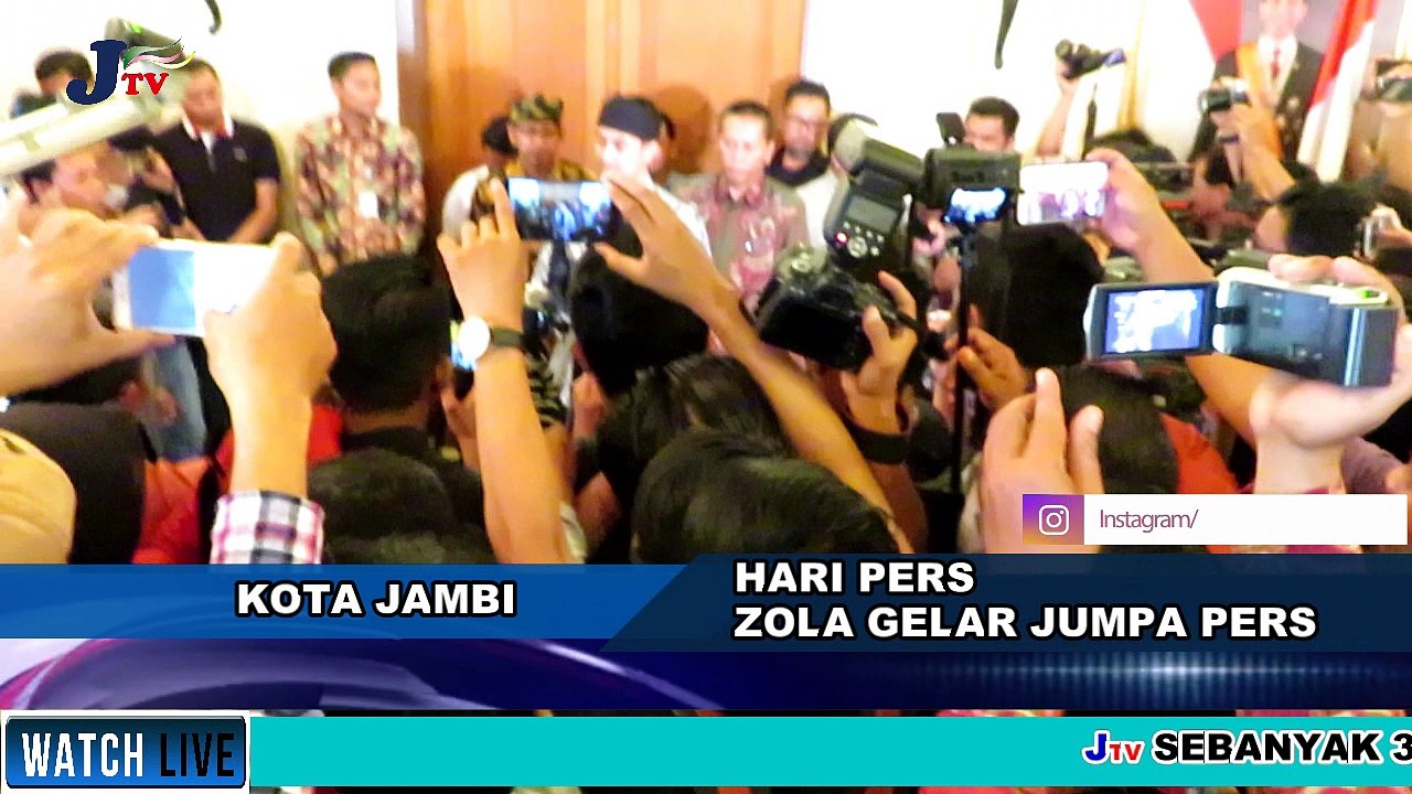 JTV DI  HARI PERS,ZOLA  GELAR JUMPA PERS