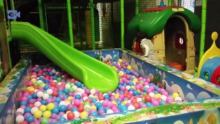 Playtime with bubbles in Fun Indoor Playground for Kids
