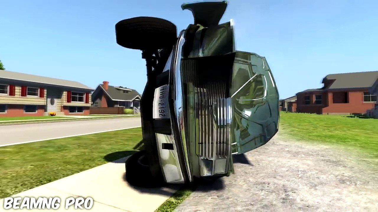 Crossroad Crashes Compilation - BeamNG DRIVE