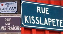 Ce n'est pas une blague, mais cela existe pour de vrai, une liste de 20 noms de rues les plus insolites en France.
