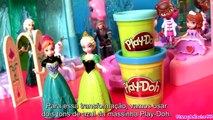 Vestidos Magiclip da Rainha Elsa de Arendelle ToysBR | Play Doh Disney Frozen Elsa Magiclip Dresses