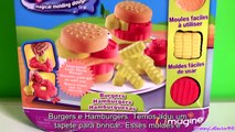 Moon Dough Burgers Play Dough Hamburgers Fries Play Doh McDonalds Fábrica de Hamburguer Toysbr