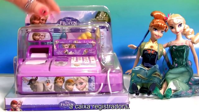 TOYSBR FROZEN CASH REGISTER TOY | Caixa Registradora das Princesas Anna Elsa Disney Frozen Fever