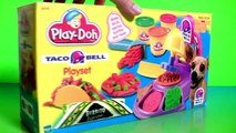 Play Doh Taco Bell Aprenda a Fazer Tacos, Waffle Tacos, Nachos em Portugues BR do ToysBR Brasil