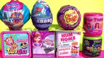 SURPRESAS Num Noms PJ MASKS Peppa Pig Princesas Disney Sofia Fashems Mashems Toys em Portugues BR