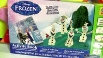 Massinhas Clay Buddies OLAF Do Filme Disney Frozen com Play Doh Surprise Completo em Portugues