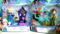 Bonecas Anna e Elsa da Nova Coleção Frozen Little Kingdom | Anna & Bicycle | Elsa & Throne 2016